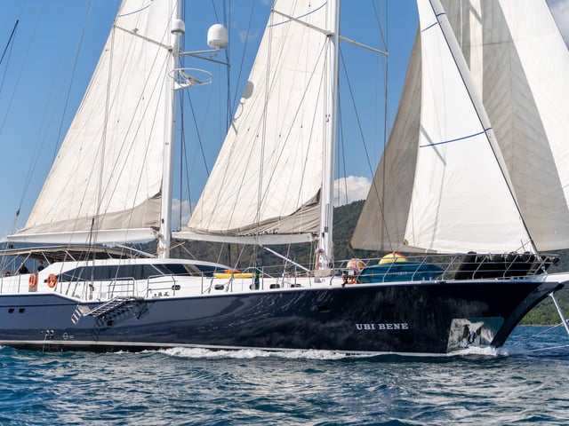 Ubibene yacht interior or exterior view