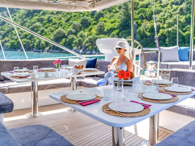 Ubibene yacht interior or exterior view