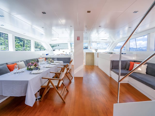 Ubibene yacht interior or exterior view