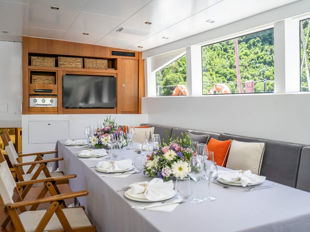 Ubibene yacht interior or exterior view