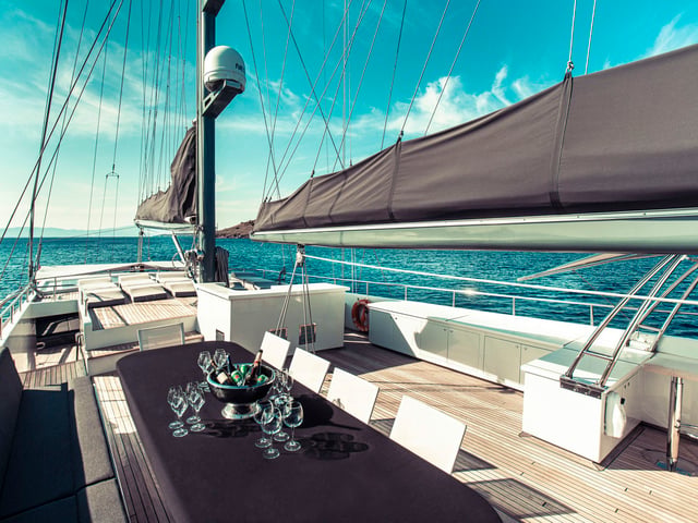 Virtuoso yacht interior or exterior view
