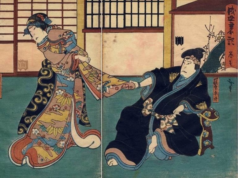 Estampe Kamigata-e