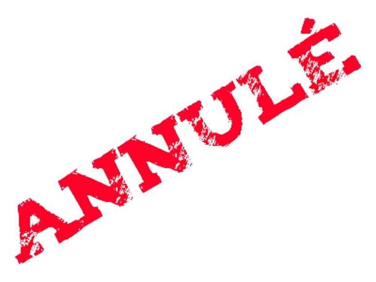 Annulé
