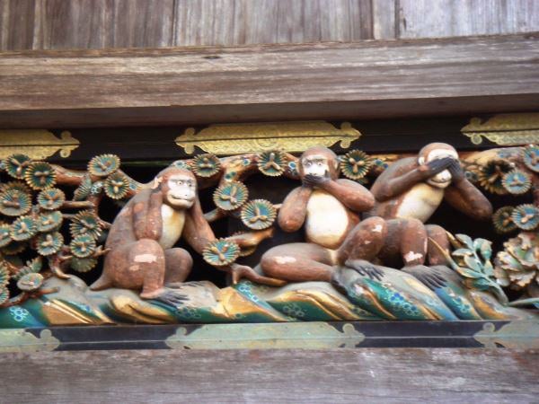 Les trois singes de la sagesse Les trois singes de la sagesse