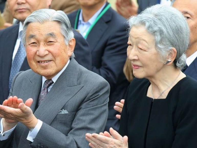 Empereur Akihito et impératrice Michiko