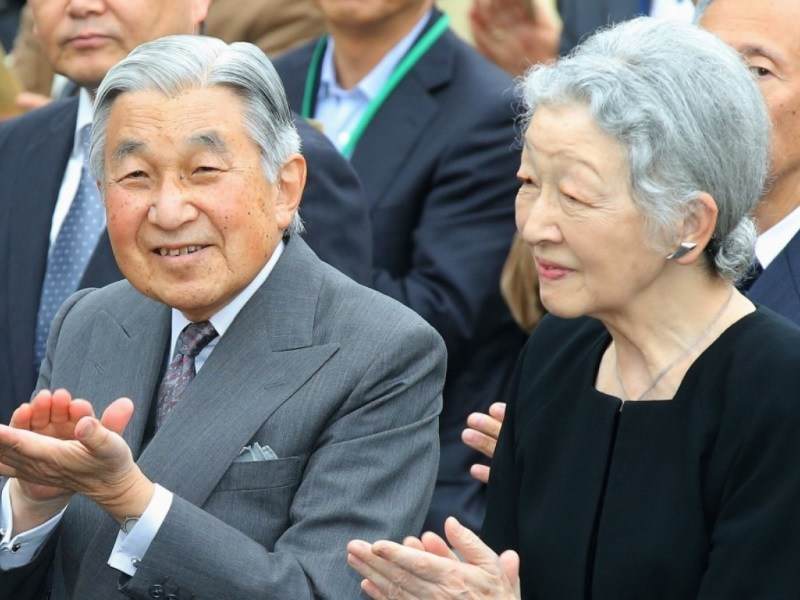 Empereur Akihito et impératrice Michiko