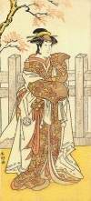 Scène de kabuki, Katsukawa Shunko