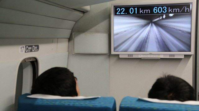 Record de vitesse à 603 km/h