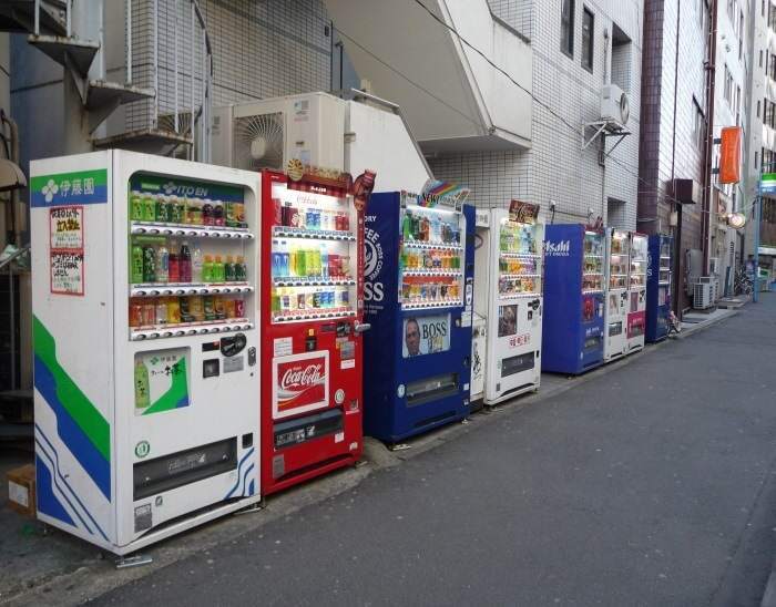 Les distributeurs dans les rue