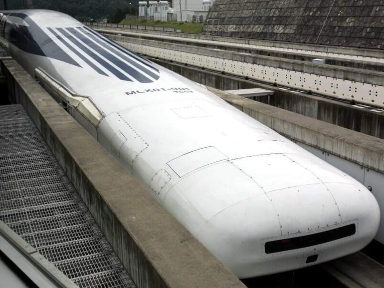 Train maglev au Japon