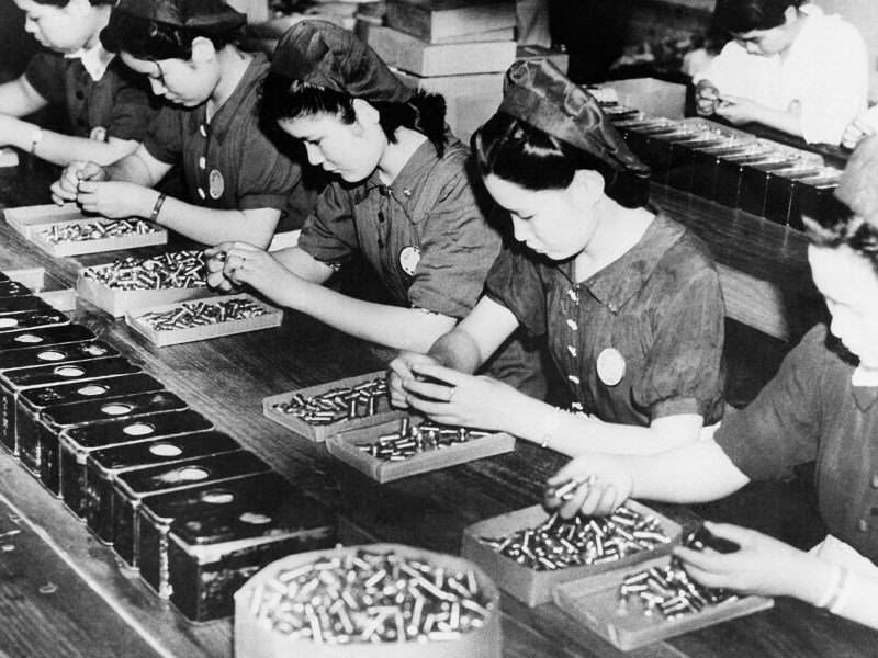 Usine de munition japonaise, seconde guerre mondiale