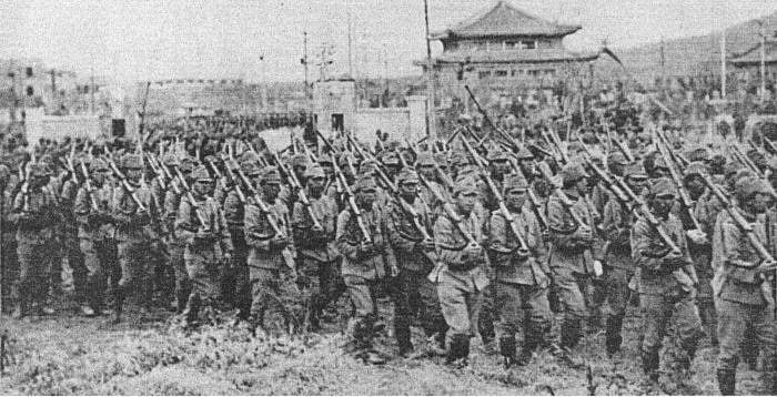 Entrée de l'armée impériale japoniase à Nankin