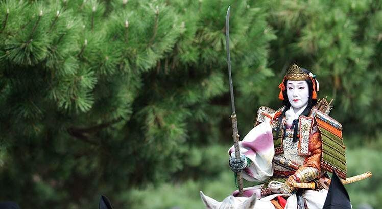Tomoe Gozen lors du Jida Matsuri à Kyoto