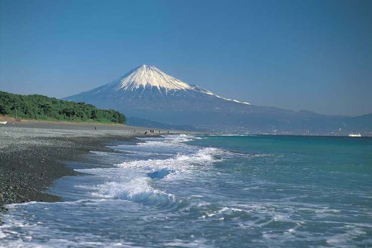 La plage de Miho à Shizuoka La plage de Miho à Shizuoka