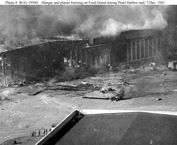 Pearl Harbor, hangar d'avions