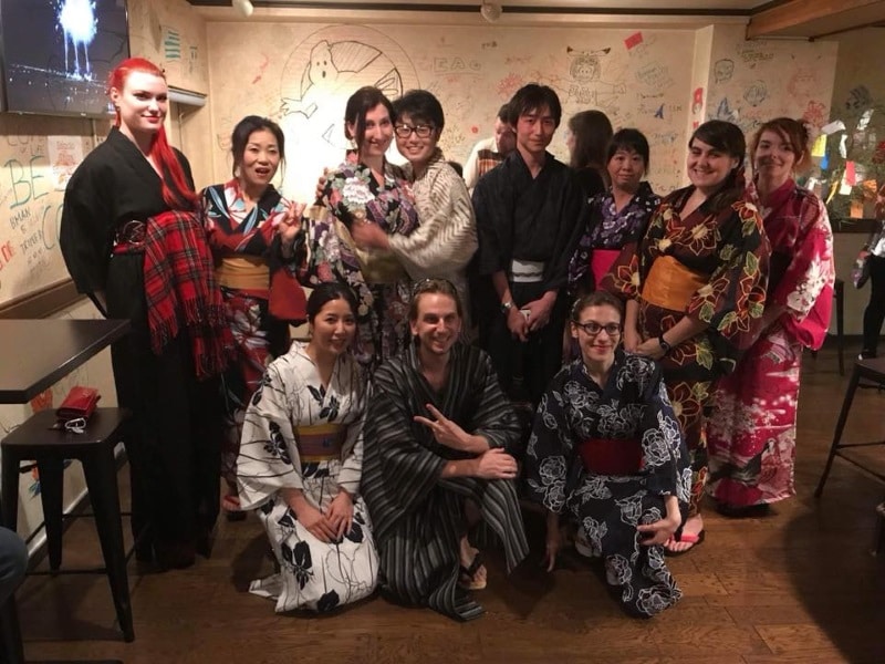 Bonjour Tokyo Bar, yukata Bonjour Tokyo Bar, yukata