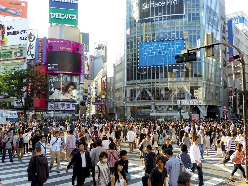 Shibuya crossing à Tokyo