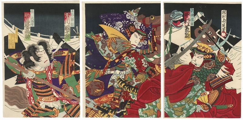 Duel légendaire entre Uesugi Kenshin et Takeda Shingen