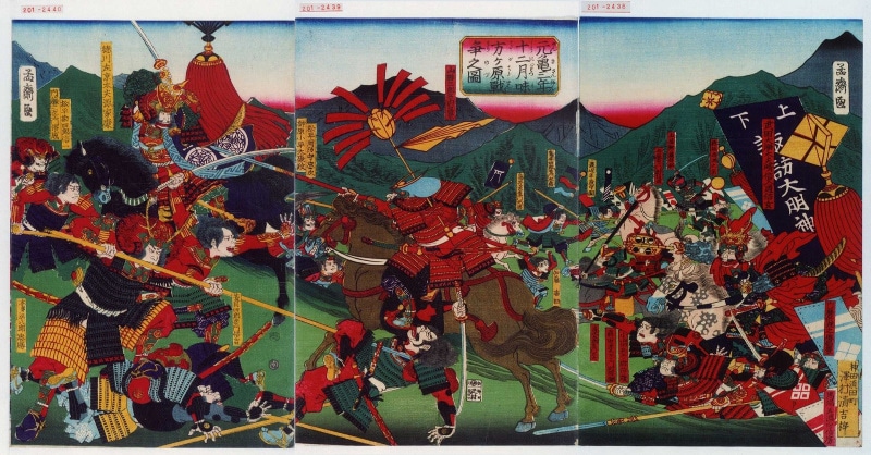 Les forces Takeda écrasent celles de Tokugawa Ieyasu à la bataille de Mikatagahara