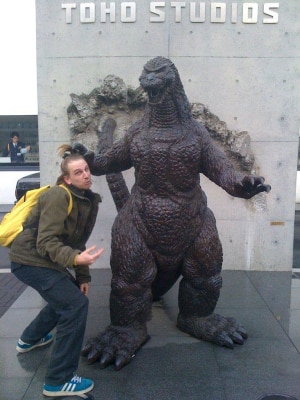 Tournage aux studios de la TOHO