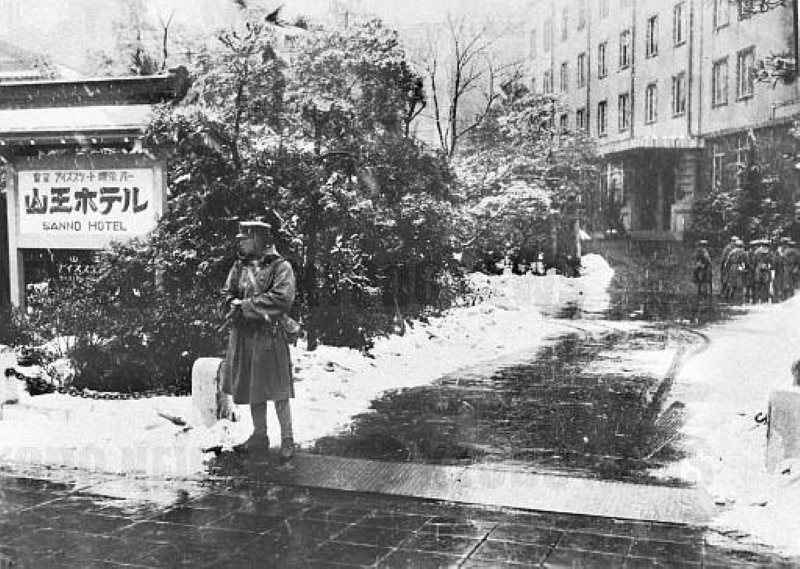 Le quartier général des rebelles: l'hotel Sanno