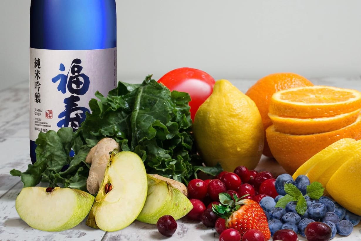 A quand le sake pour remplacer les fruits et legumes - Credit photo Kobe Shushinkan A quand le sake pour remplacer les fruits et legumes - Credit photo Kobe Shushinkan