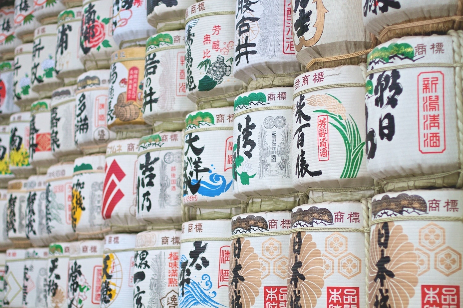 Fûts de sake, Japon