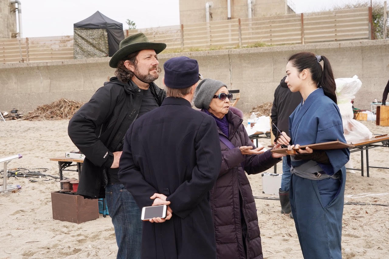 Bernard Rose et Nana Komatsu sur le tournage Bernard Rose et Nana Komatsu sur le tournage