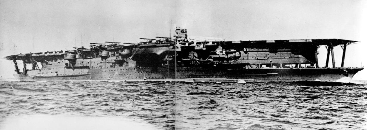 L'Akagi, le porte-avion amiral de la kido butai