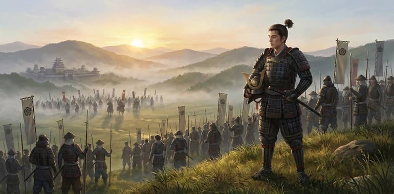 Oda Nobunaga à la bataille d’Akatsuka en 1552, jeune seigneur d’Owari lors de son baptême du feu à l’époque Sengoku au Japon