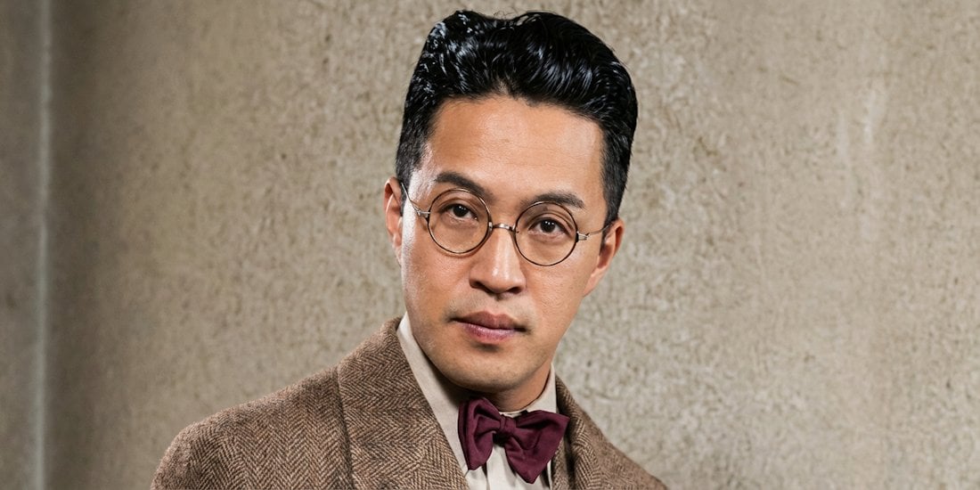 Portrait de Denjiro Okochi, acteur japonais et créateur de la villa Okochi Sanso à Arashiyama