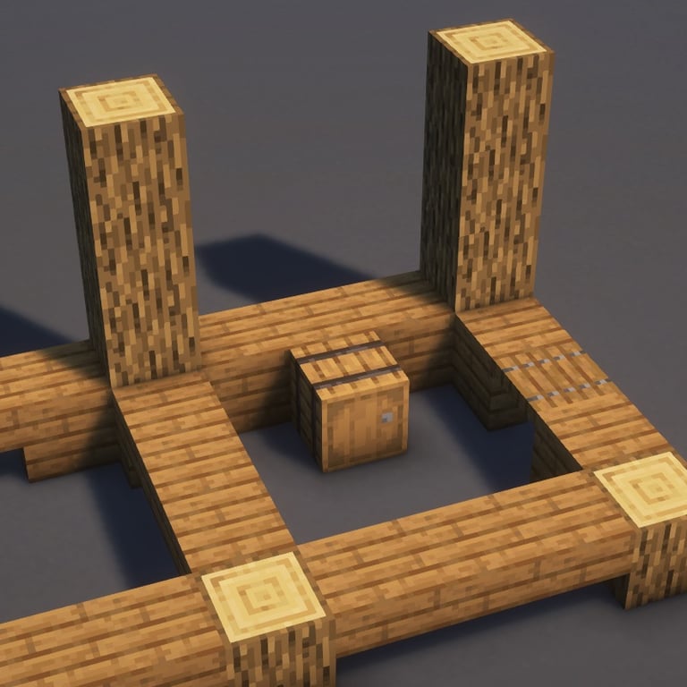 Trading Post Minecraft Schematic + 115-Step Tutorial