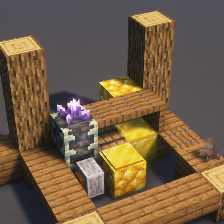 Trading Post Minecraft Schematic + 115-Step Tutorial