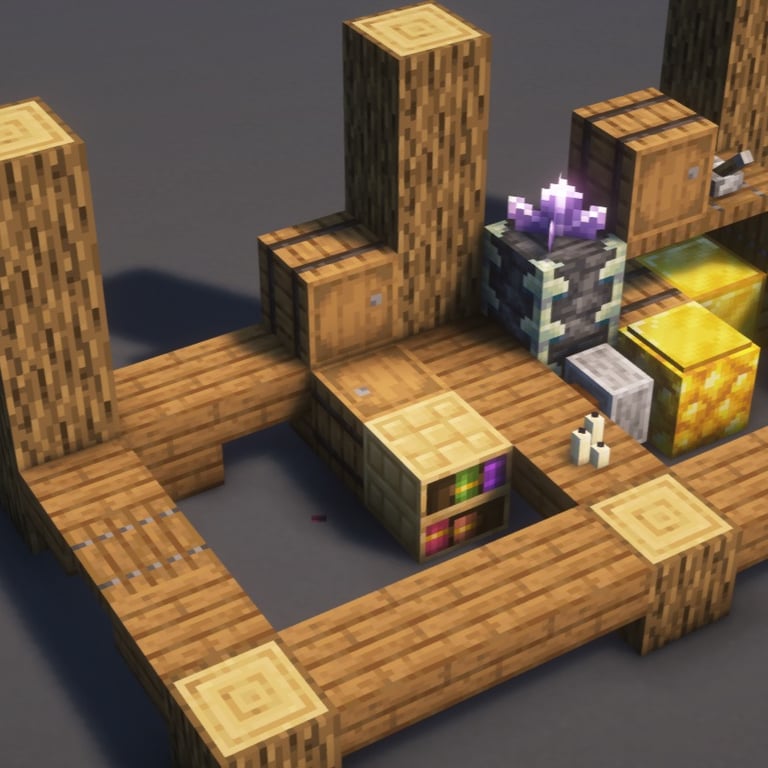 Trading Post Minecraft Schematic + 115-Step Tutorial