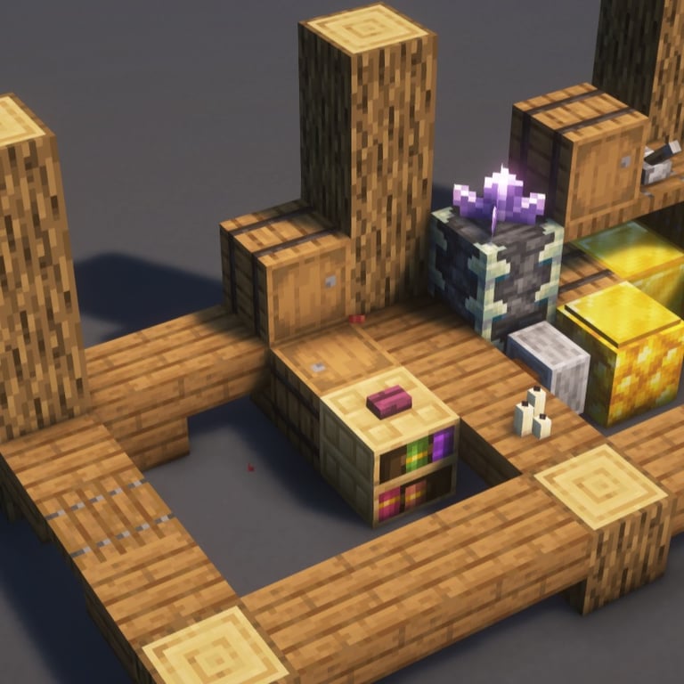 Trading Post Minecraft Schematic + 115-Step Tutorial