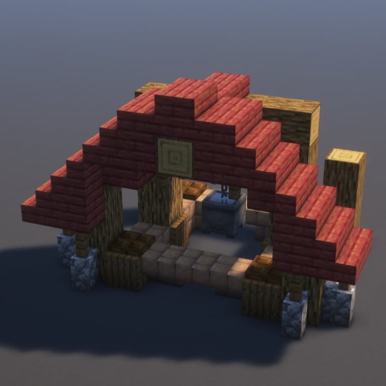 Village Well — 123-Step Minecraft Build Tutorial