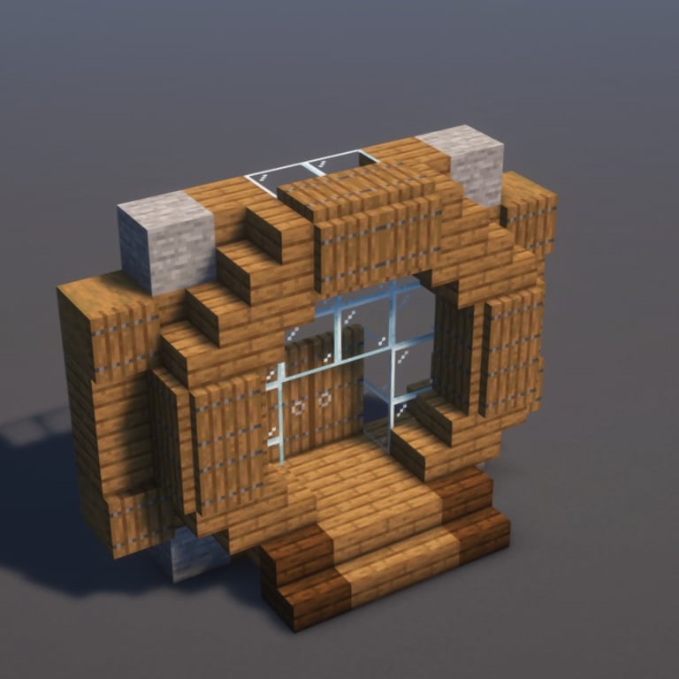 Barrel House Minecraft Schematic + 49-Step Tutorial