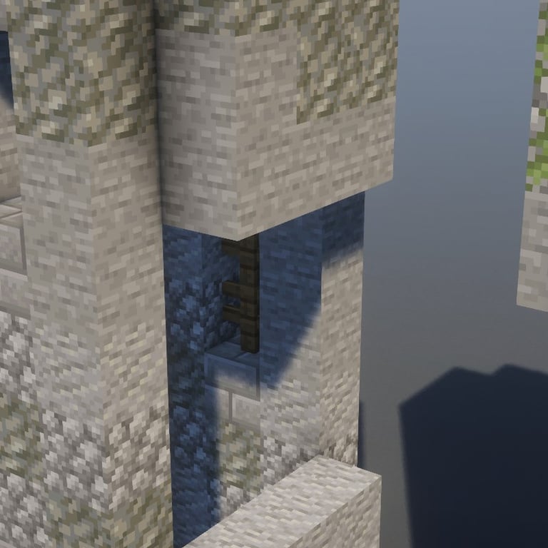 How to Build Castle Gate Tower in Minecraft (99 Steps)