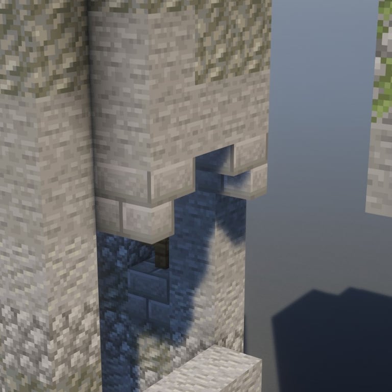How to Build Castle Gate Tower in Minecraft (99 Steps)