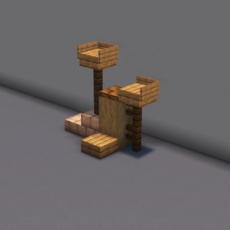 Cat Area Minecraft Schematic + 26-Step Tutorial