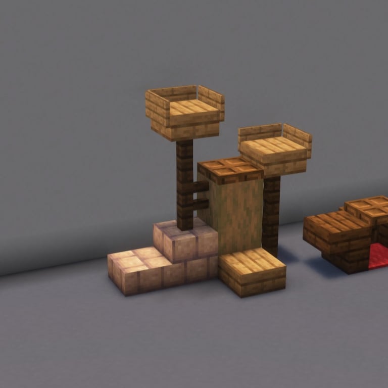 Cat Area Minecraft Schematic + 26-Step Tutorial