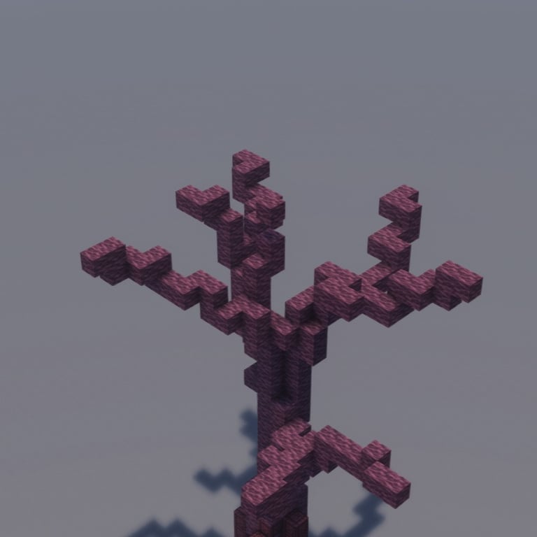 Cherry Tree Minecraft Schematic + 43-Step Tutorial