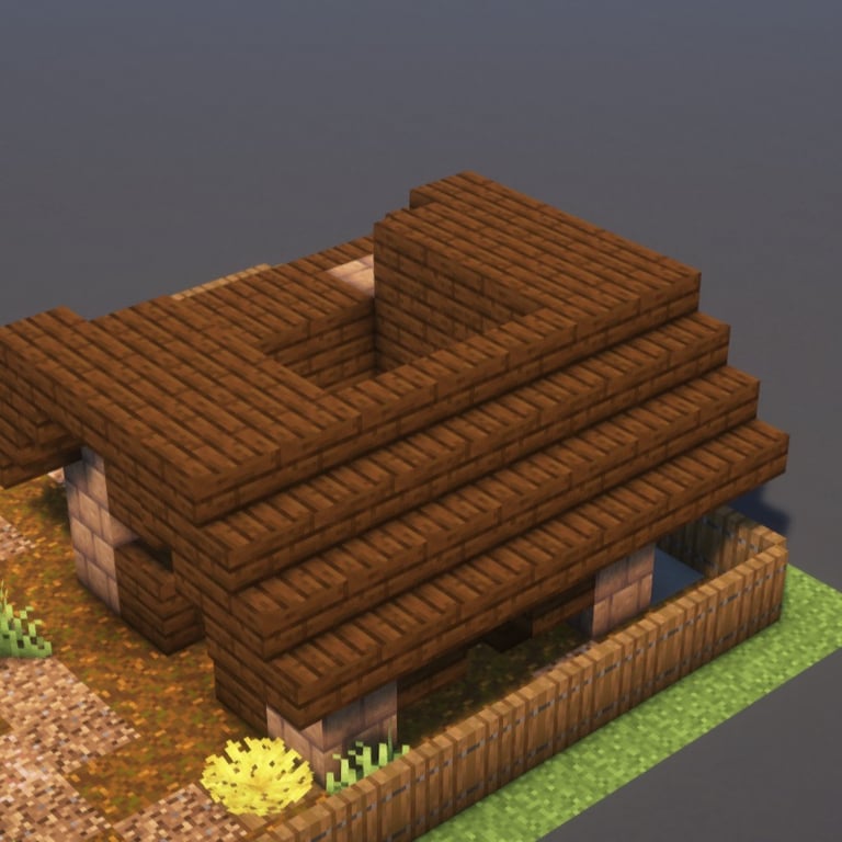 Chicken Coop — 56-Step Minecraft Build Tutorial