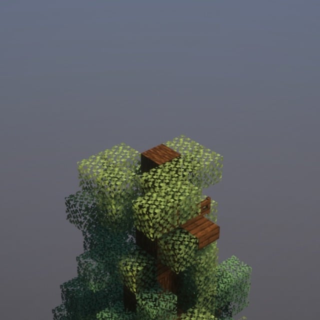 Christmas Tree Minecraft Schematic + 115-Step Tutorial