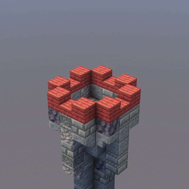 Clock Tower Minecraft Schematic + 132-Step Tutorial