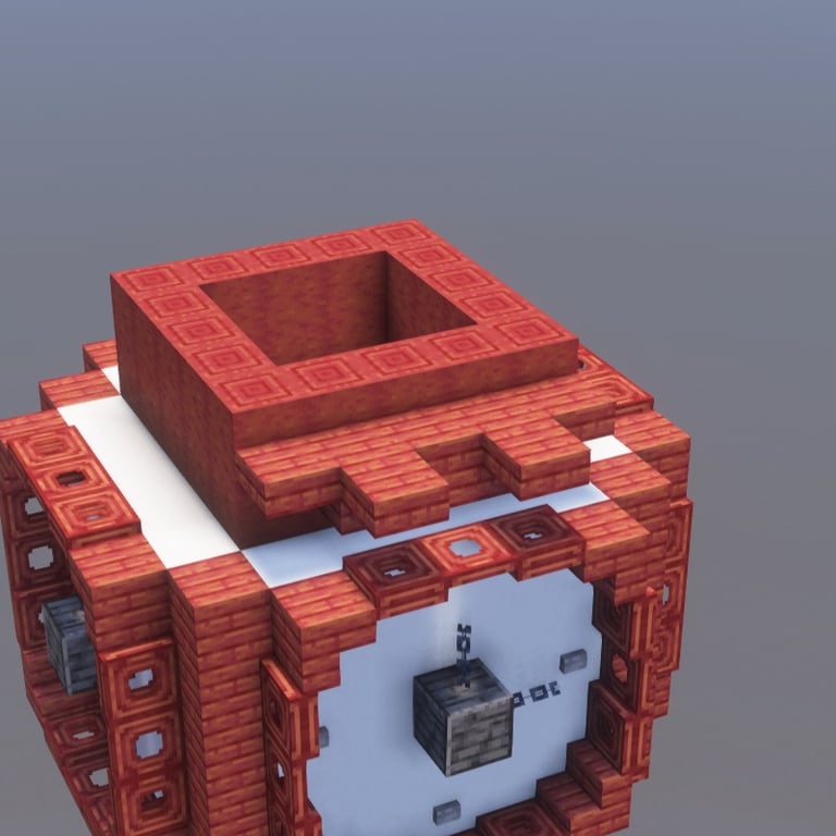 Clock Tower Minecraft Schematic + 132-Step Tutorial