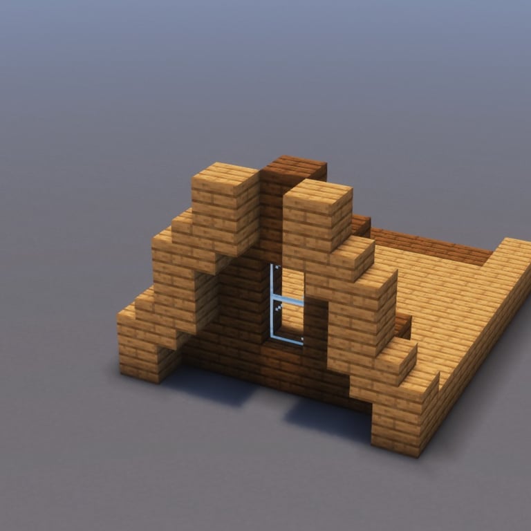 Cozy Cabin Minecraft Schematic + 65-Step Tutorial