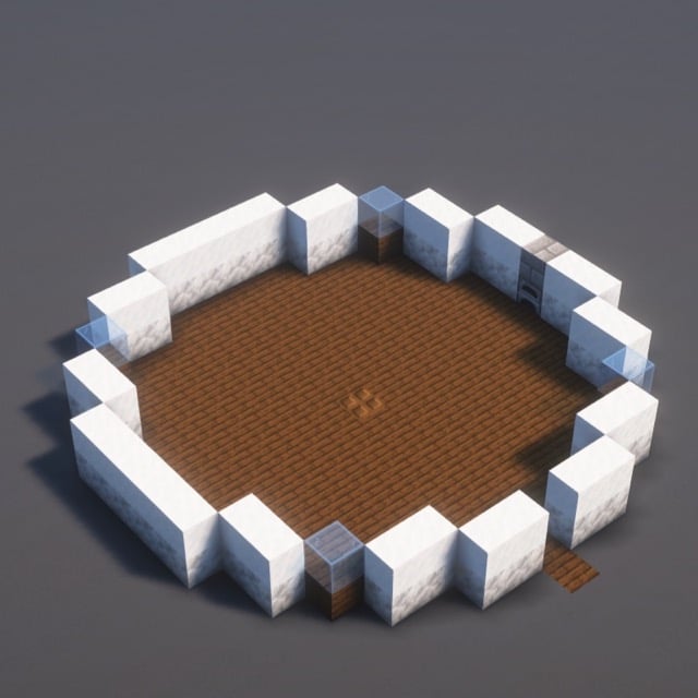 Cozy Igloo Base Minecraft Schematic + 72-Step Tutorial
