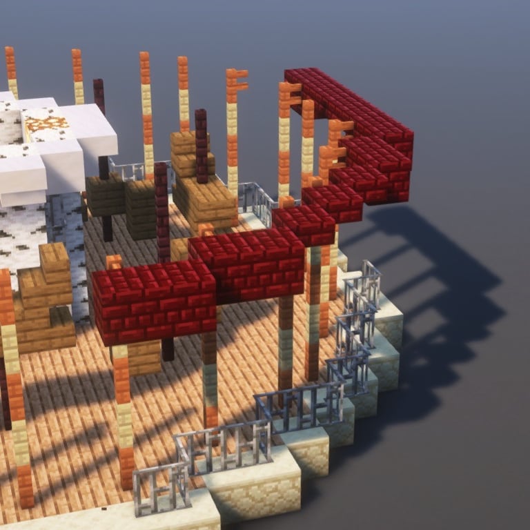 Horse Carousel — 204-Step Minecraft Build Tutorial