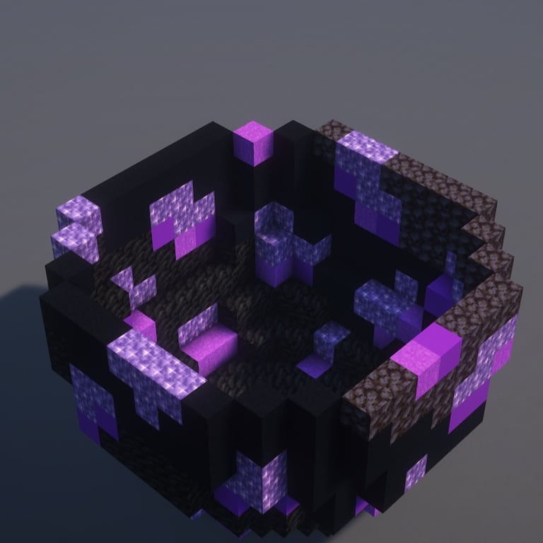 Dragon Egg Minecraft Schematic + 21-Step Tutorial